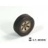 1/35 Technical Pick-up Truck Weighted Road Wheels for Meng Model kit VS-004