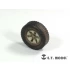1/35 Technical Pick-up Truck Weighted Road Wheels for Meng Model kit VS-004