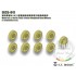 1/35 Modern US M1070 Truck Tractor Weighted Road Wheels for HobbyBoss 85502