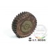 1/35 Modern US M1070 Truck Tractor Weighted Road Wheels for HobbyBoss 85502