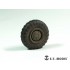 1/35 Russian BTR-80 APC Weighted Road Wheels (Narrow, 8pcs)