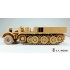 1/35 WWII German SdKfz.9 18t FAMO Sagged front Wheels & Workable Track for Tamiya kits