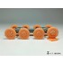 1/35 WWII German SdKfz.234 Large Diameter Weighted Wheels Type.8 for Dragon kits