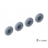 1/35 WWII German SdKfz.234 Large Diameter Weighted Wheels Type.8 for Dragon kits