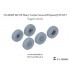 1/35 US Army M1278 Heavy Carrier-General Purpose (JLTV-GP) Sagged Wheels for Trumpeter Kit
