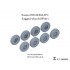 1/35 Russian BTR-80/80A APC Sagged Wheels (Wide) for Trumpeter Kit