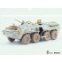 1/35 Russian BTR-80/80A APC Sagged Wheels (Wide) for Trumpeter Kit