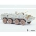 1/35 Russian BTR-80/80A APC Sagged Wheels (Wide) for Trumpeter Kit