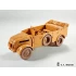 1/35 WWII German Steyr Type 1500A/1500A-1 Sagged Wheels for Tamiya kits