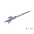 1/35 WWII German Mg34t Machinegun w/o Buttstock (3D Printed)
