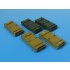 1/35 Wooden Ammo Boxes for SdKfz.181 Tiger Ausf.E 8.8cm KwK.36