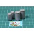 1/35 Plastic Chemical Storage Drums Set #2 (4pcs)