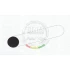 White Styrene Round Rod Diameter: 0.64mm/.025" - 10pcs Length: 35cm (14")