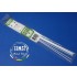 White Styrene Round Rod Diameter: 1.6mm/.062" - 8pcs Length: 35cm (14")