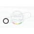 White Styrene Round Tubing Diameter: 12.7mm/.50" - 2pcs Length: 35cm (14")