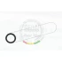 White Styrene Round Tubing Diameter: 12.7mm/.50" - 2pcs Length: 35cm (14")