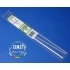 White Styrene Quarter Round Diameter: 1.5mm/.06" 4pcs Length: 35cm (14")