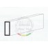 Styrene Rectangular Tubing (Size 6.3x9.5mm/ .25"x.375") 2pcs Length: 35cm (14")