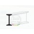 White Styrene I-Beam 7.9mm /.312" 2pcs Length: 35cm (14")
