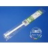 White Styrene H-Column 6.3mm /.25" 2pcs Length: 35cm (14")