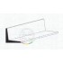 White Styrene Angle 1.5mm/.06" 4pcs Length: 35cm (14")