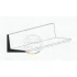 White Styrene Angle 1.5mm/.06" 4pcs Length: 35cm (14")
