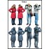 1/35 Civilian Girls / Travellers Holding a Camera (2 figures)