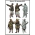 1/35 WWII German SS Soldiers (2 Figures in camouflaged winter clothing)
