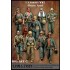 1/35 WWII US Marines Pacific Ocean set (9 Figures + 1 Dog)