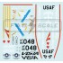 1/48 X-62 VISTA 86-0048 Edwards AFB 2024 Decal