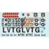 1/48 F-16C Block 30 Flanker-E Scheme 706th Aggressor Squadron Nellis AFB Decal
