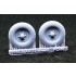 1/35 SdAH 52 Trailer Weighted Wheels for Trumpeter kits