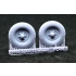 1/35 SdAH 52 Trailer Weighted Wheels for Trumpeter kits