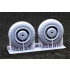 1/35 SdAH 52 Trailer Weighted Wheels for Trumpeter kits