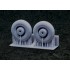 1/48 SdAH 52 Trailer Weighted Wheels for Tamiya kit