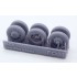 1/48 Opel Blitz Weighted Wheels for Tamiya kits