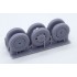 1/48 Opel Blitz Weighted Wheels for Tamiya kits