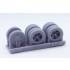 1/48 Gaz AAA Weighted Wheels for UM kit