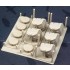 1/350 WWII USN 5inch-38 Twin Mount Mk28 Without Blastbags (5 set)