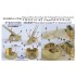 1/350 Chinese PLA Navy Type 61-76 37mm Twin AA Gun (4 sets)