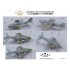 1/350 USN A-6E Intruder Upgrade set for Trumpeter (for 6 set)