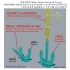 1/350 WWII IJN Main Anchor for Small Vessels (Destroyers and smaller vessels) (8set)