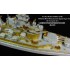 1/700 WWII USS BB-59 Massachusetts Super Detail-up Set for Trumpeter 05761 kit