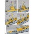 1/700 WWII USN Heavy Cruiser CA-35 Indianapolis Upgrade Set for Tamiya 31804 kit