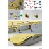 1/700 WWII USS Hornet CV-8 1942 Aircraft Carrier Upgrade Detail set for Trumpeter #05727