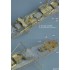 1/700 WWII IJN Shiratsuyu Class Destroyer Late Super Upgrade Detail set for Pit-Road #W135