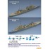 1/700 WWII IJN Light Cruiser Katori/Kashii Upgrade Set for Aoshima kit #04541/04544
