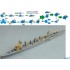 1/700 WWII IJN Light Cruiser Naka Upgrade Set for Aoshima kit #04010