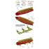 1/700 WWII IJN 11m Motor Boat Ranchi (8set, 3D Printing)