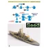 1/700 WWII Royal Thai Navy Coastal Defence Ship HTMS Thonburi Resin Kit